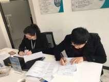 熱烈祝賀劉總、褚總簽約創綠家浙江省臺州市縣級代理！